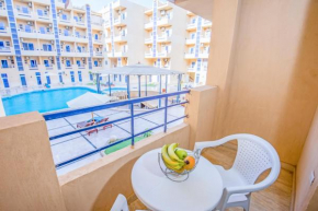 Pool View With Balcony Near El Gouna - 2x Large Pools & Kitchen - EU Standards - Tiba Resort E4